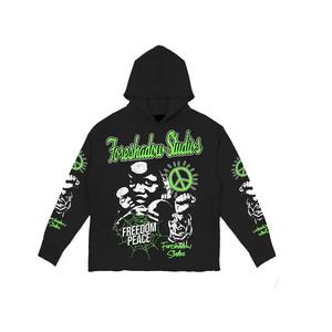 เซ็ตสเวตเตอร์และฮู้ดสำหรับผู้ชาย, ชุดวอร์มกางเกงผ้าคอตตอนมีฮู้ดและกางเกงวอร์มทรงหลวมมีซิปรูด100% - Product Image 5