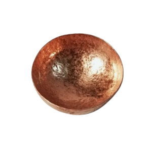 Cuenco para servir alimentos pulido cobre acabado brillante cuenco de comida de metal cobre tamaño mediano mayorista - Product Image 4