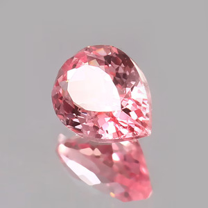 Vente en gros de morganite pêche rose naturelle en forme de poire à facettes 4x3 6x4 pierre précieuse en vrac de qualité AAA pour bijoux morganite pêche à facettes - Product Image 3