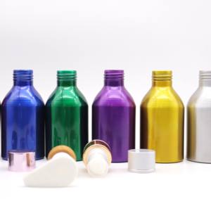 Vente en gros de bouteilles métalliques en aluminium de qualité supérieure de 100ml pour cosmétiques, shampoing et revitalisant, emballage liquide de qualité supérieure Fabricant du Vietnam - Product Image 1