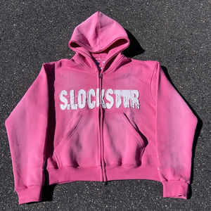 ชุดเซ็ตแทรคสูทลำลองแฟชั่นฤดูหนาว สีพื้น ทรงขาบาน สไตล์ซันเฟด พร้อมฮู้ดดี้มีเชือกผูก ผ้าฝ้ายฟลีซ สตรีทแวร์ - Product Image 5