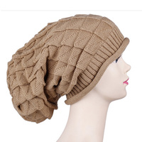 Gorro de Punto Holgado Unisex, Gorro de Invierno Cálido, Gorro de Pelo Largo, Gorro de Pelo Largo para Rastas