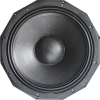 Subwoofer PA de 18 pouces à grande puissance, haut-parleur de 280 mm avec aimant en ferrite, 2400 W, bobine vocale de 5 pouces, haut-parleur de basses pour DJ en extérieur
