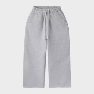 Heavyweight 2 Piece Boxy <b>Crop</b> Fit <b>Zip</b> <b>up</b> <b>Hoodie</b> Set Men Running Tracksuit Custom High Quality Hoodies and Sweatpants Set - Product Image 5