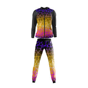 Survêtements de course légers pour hommes, 100 % coton, séchage rapide, logo personnalisé, jogging d'extérieur, ensembles à cordon et fermeture éclair, qualité supérieure - Product Image 1