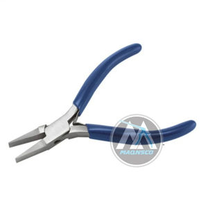 อุปกรณ์ทำเครื่องประดับมืออาชีพ, คีมจมูกแบนเหล็กแบบใหม่พร้อมสปริงคู่สำหรับใช้ในงานหัตถกรรมเครื่องประดับ - Product Image 1