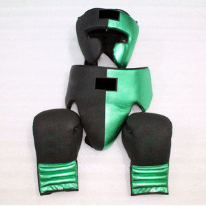 Ensemble de combat MMA et de boxe en cuir de vachette véritable pour l'entraînement en plein air, équipement gagnant de marque - Product Image 4