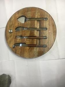 Natural Quality Bamboo Flatware Organizer Small Cutlery Manual Operation Store Use Fruit Vegetable Tools Wooden Cutlery <b>Board</b> - Product Image 2