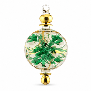 Ornement de Noël en verre égyptien fait main avec des détails décoratifs |   Ornement de Noël suspendu de luxe - Product Image 6