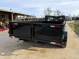 Remolque de descarga IBeam de cuello de cisne telescópico gorila 7x14 con ejes 7K de 2 pies de lado y engranaje/motor para uso agrícola - Product Image 6