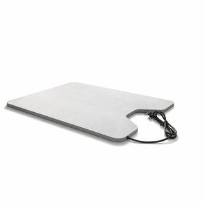 Chauffe-plat électrique portable avec base en aluminium, températures réglables de 45 à 85 degrés, économie d'énergie, équipement de chauffage 110/240V - Product Image 1