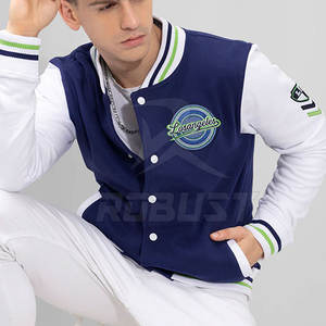 Veste universitaire pour homme la plus vendue, style streetwear, en tissu de haute qualité, col montant, séchage rapide, respirante, pour l'hiver, service OEM - Product Image 4