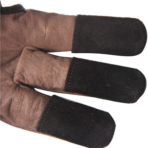 Guantes de Tiro con Arco para Deportes al Aire Libre Más Vendidos, de Alta Calidad, Antideslizantes, Transpirables, de Cuero, Medios Dedos, Ligeros y Resistentes al Viento - Product Image 3