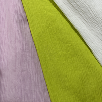 Tissu crêpe NR de bonne qualité, effet fleur de pêcher, nylon rayonne, nouveau design, tissu nylon viscose pour vêtements