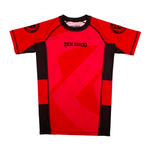 เสื้อรัดกล้ามเนื้อสำหรับผู้ชาย BJJ คุณภาพสูง ผลิตตามสั่ง ขายส่ง ผลิตจากโพลีเอสเตอร์ 100% แขนสั้น แห้งเร็ว ระบายอากาศได้ดี พิมพ์ลายตามสั่ง - Product Image 1