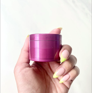 Magenta <b>Grinder</b> Gifts <b>for</b> Her handmade natural Minimalist 3 pieces Matte Herb <b>Grinder</b> Aluminum herb <b>grinder</b> price products - Product Image 2