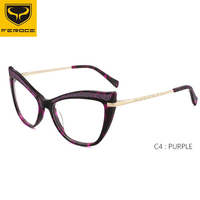 FEROCE Lady Acetato Fabricante Óptico Venta al por mayor Monturas de anteojos Alta calidad Nuevo Diseño de anteojos Gafas
