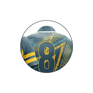 Uniforme de Rugby Personalizado con Diseño Propio, Transpirable, Talla Grande, Uniforme de Rugby ODM, 100% Poliéster - Product Image 5