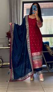 ชุดแต่งกายสำหรับนักออกแบบงานปาร์ตี้แต่งท่อนล่างใหม่พร้อมชุดเย็บปักลายแบบหนา - Product Image 5