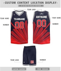Maillots de basket-ball personnalisés de haute qualité en polyester, vêtements d'impression par sublimation, vêtements unisexes, maillot léger, vêtements de sport - Product Image 2
