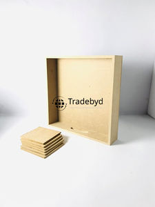 Tradebyd Premium MDF Bandeja de madera Bandeja decorativa de lujo para restaurantes Fiestas y eventos - Product Image 3