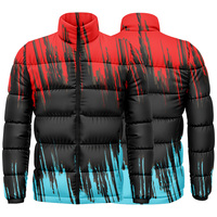 Veste matelassée légère de haute qualité pour homme avec fermeture éclair, col montant, imperméable, coupe-vent, respirante, écologique, hiver