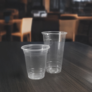 Tasses jetables à paroi unique en PP QUANG QUAN 95mm avec couvercle transparent 12/16/20/24oz pour boissons chaudes/froides jus de café et thé au lait - Product Image 1