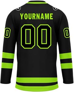 Jersey de Hockey de Alto Rendimiento, Tela Ligera y Duradera, Jersey de Hockey sobre Hielo Personalizado para Clubes y Ligas, Cualquier Talla - Product Image 4