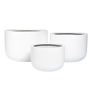 Vase vintage en polyrésine bol décor à la maison plante verte et fleur jardin jardinière extérieur Pot de fleur couleur peinture bol forme résine - Product Image 6