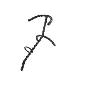 Corne Viking support en métal support support Excellente qualité Poli Corne à boire support en métal revêtement de couleur noire - Product Image 3