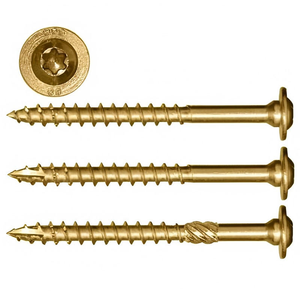 Tornillo para Madera con Rosca Torx Decorativa, Recubierto de Zinc, para Terrazas de Madera - Product Image 1