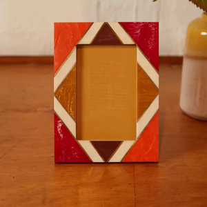 Handmade Resin Photo <b>Frame</b> Farmhouse Style Tabletop & Wall Decorative <b>Picture</b> <b>Frame</b> Unique Resin Craft Home Decor - Product Image 1