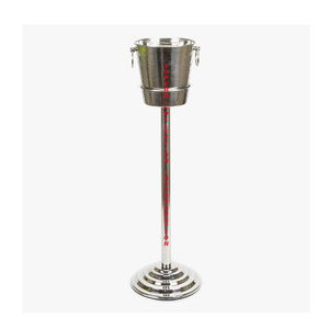 Support argenté de refroidisseur de vin d'acier inoxydable sur le Offre Spéciale pour le restaurant de station - Product Image 1