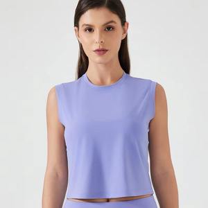 เสื้อกล้ามเล่นกีฬาของผู้หญิงเสื้อแห้งเร็วเสื้อกล้ามเล่นโยคะระบายอากาศได้ดี - Product Image 1
