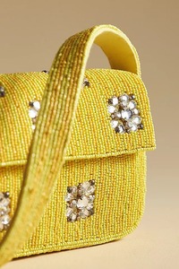 Savannah Luxe Beaded Bee Pouch Animal Print Cremallera Bolso de mano Regalo Hecho a mano Leopardo Monedero Tribal Boho Glam Accesorios - Product Image 3