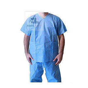 ชุดสูทสำหรับผ่าตัดผ้านอนวูฟเวนชุดเครื่องแบบสำหรับขัดผิว - Product Image 2