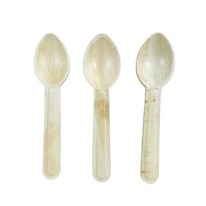 Vente en gros Cuillères biodégradables Couverts jetables en feuille de palmier pour la fête de mariage - Product Image 5