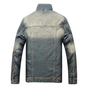 Vestes de créateur streetwear tendance pour hommes, vestes en jean décontractées élégantes à manches longues, vestes en jean pour hommes en gros - Product Image 2