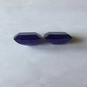 Pierre précieuse en vrac Tanzanite bleue naturelle belle forme de coussin avec certificat IGI - Product Image 2