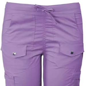 Nouvel arrivage de haut et pantalon de qualité supérieure Scrubs Uniformes Scrubs Ensembles à manches courtes Plus Size Elastic Working Nursing Set - Product Image 3