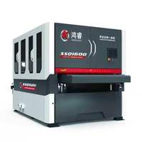 Ponceuse à bande large robuste Honry SSQ1600 pour polissage et ébavurage du métal, haute efficacité, certifiée ISO CE, 2 bandes abrasives, moteur