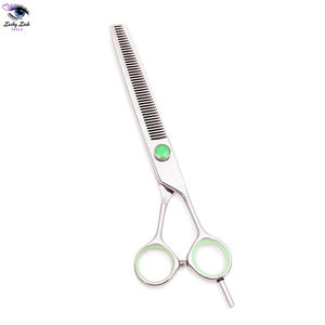 Tijeras de adelgazamiento de corte de pelo de acero inoxidable de doble cara para uso doméstico Tijeras de adelgazamiento de peluquero sostenibles de la mejor calidad - Product Image 5