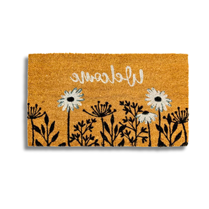 Tapis de bienvenue en coco robuste fabriqué au Vietnam avec support en PVC Fournisseur en gros - Product Image 1