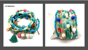 latest Collection Best Quality Beads <b>Bracelets</b> Different Colors <b>Bracelet</b> for Women at competitive Price - Product Image 2