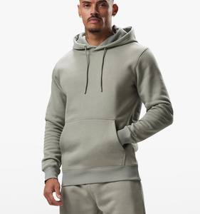 Nouveau style de vêtements de sport pour hommes avec logo personnalisé pulls à capuche vierges couleur unie respirants sweats à capuche pour hommes - Product Image 1