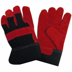 Guantes de trabajo de cuero dividido de piel de vaca de alta resistencia Forro de algodón Puño DE SEGURIDAD Resistencia al calor Certificado CE-Uso industrial Suave - Product Image 5