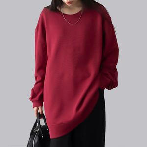 Nouveaux sweats pour femmes, sweats oversize tendance pour femmes, nouveau style, vêtements de sport en coton, vêtements décontractés unis, vêtements d'extérieur tendance - Product Image 2