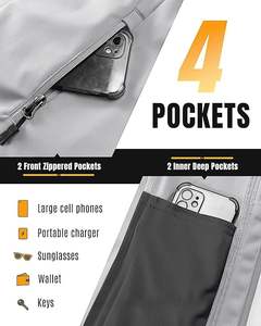 Veste Softshell légère pour femme coupe-vent doublé polaire veste chaude imperméable pour la course Golf randonnée - Product Image 4