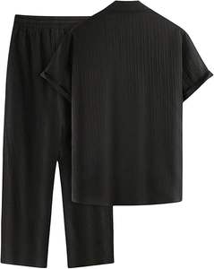 Conjunto Deportivo de Verano de Manga Corta para Hombre de Alta Calidad, Conjuntos Cortos de Camiseta y Pantalones Cortos, Conjuntos Gemelos para Hombre con Estampado Personalizado - Product Image 2