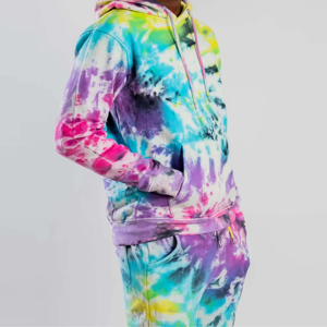 Vêtements de détente imprimés à capuche élégants et confortables pour un usage décontracté, activités hivernales en plein air, combinaison relaxante 100% coton - Product Image 4